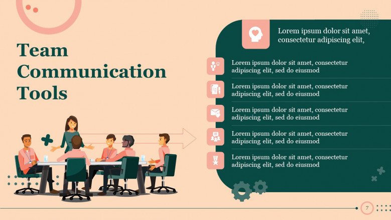 Team Communication Tools Slide