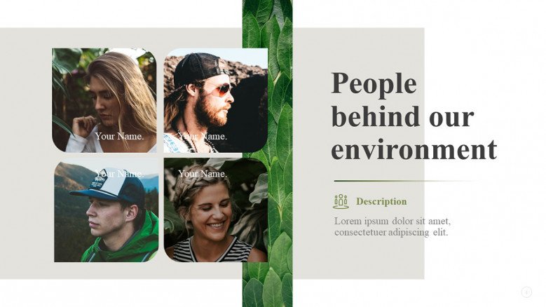 Environmental Team Slide for a NGO
