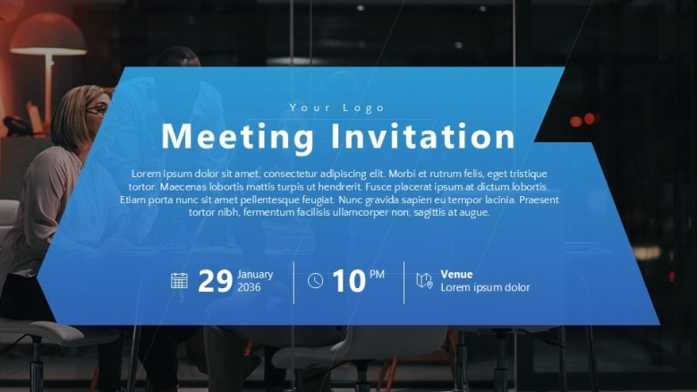 Save the date Meeting invitation