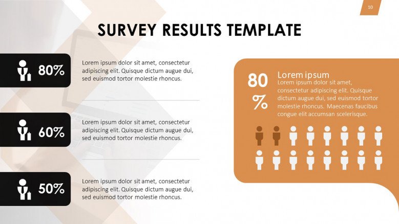 Survey Results Powerpoint Report Free Powerpoint Template