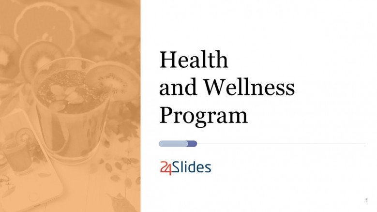 Health and wellness Program Proposal PowerPoint Template