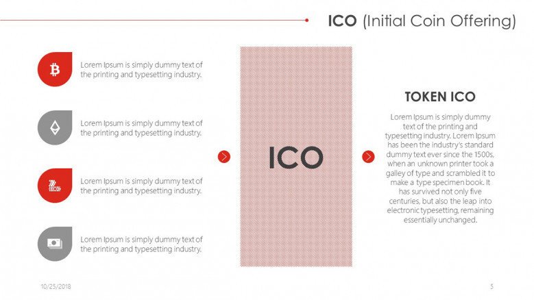 ICO presentation in pointed texts