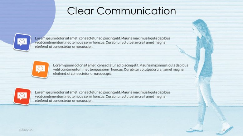 Customer Communication Slide