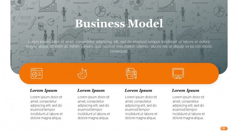 Business Model Diagram Slide