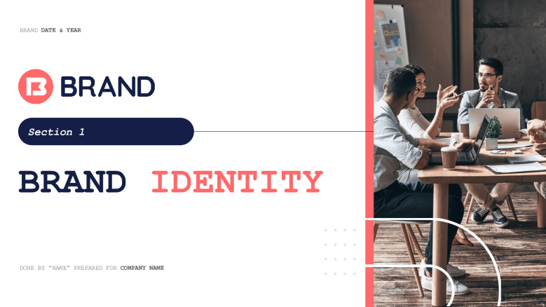 Brand Identity Presentation opening template