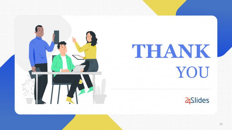 Colorful Thank You Slide