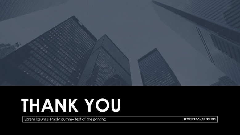 Corporate Thank You Slide