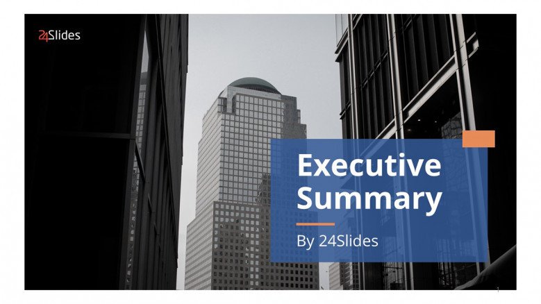 Executive Summary Title Slide