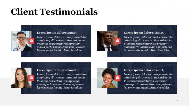Client Review PowerPoint Slide