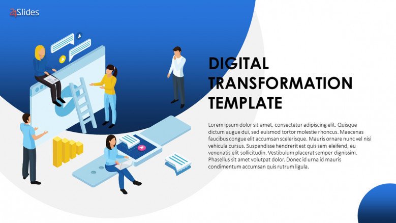 Digital Transformation Strategy Presentation | Free PowerPoint Template