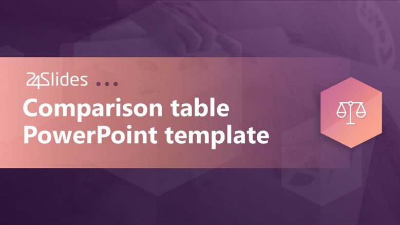 Comparison Table PowerPoint Template