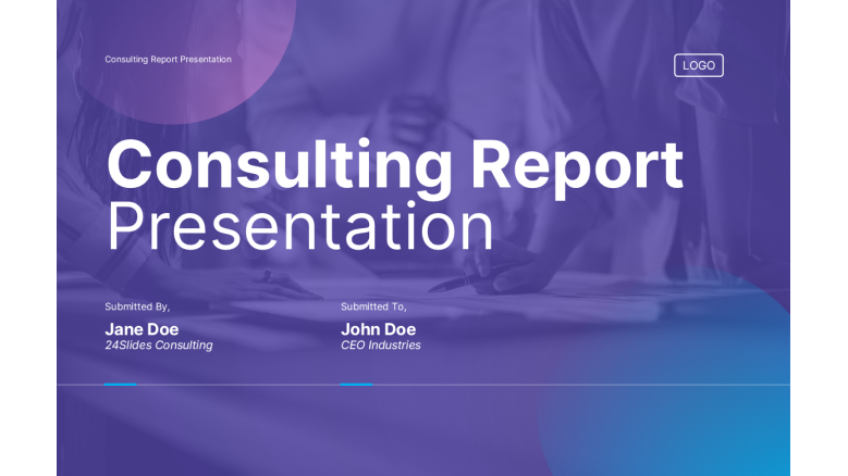 free Consulting Report Template