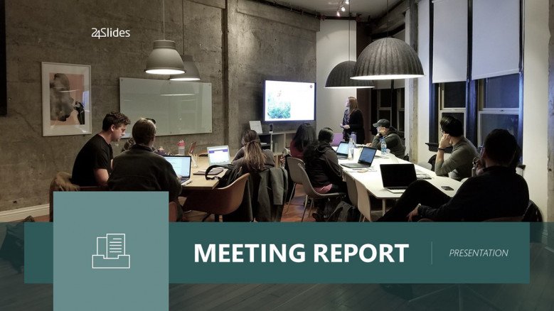 Meeting Report PowerPoint template