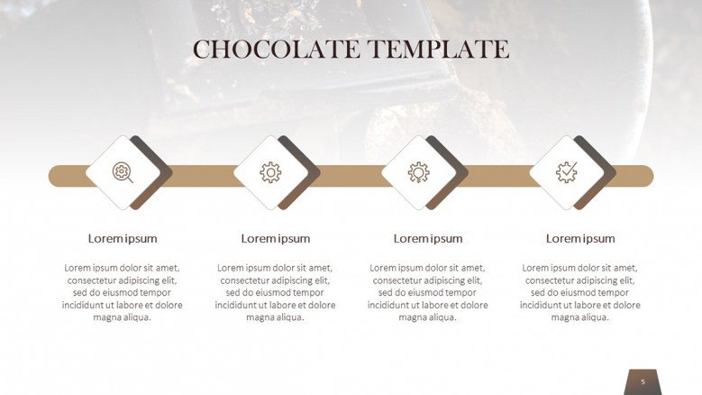 Chocolate Horizontal Timeline