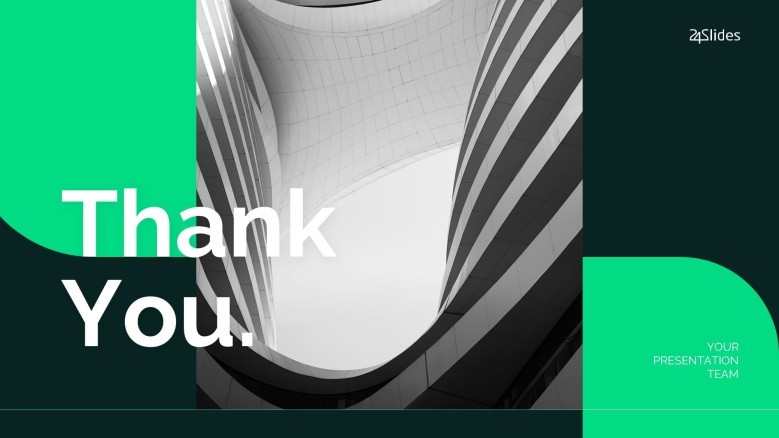 Impactful Thank You Slide