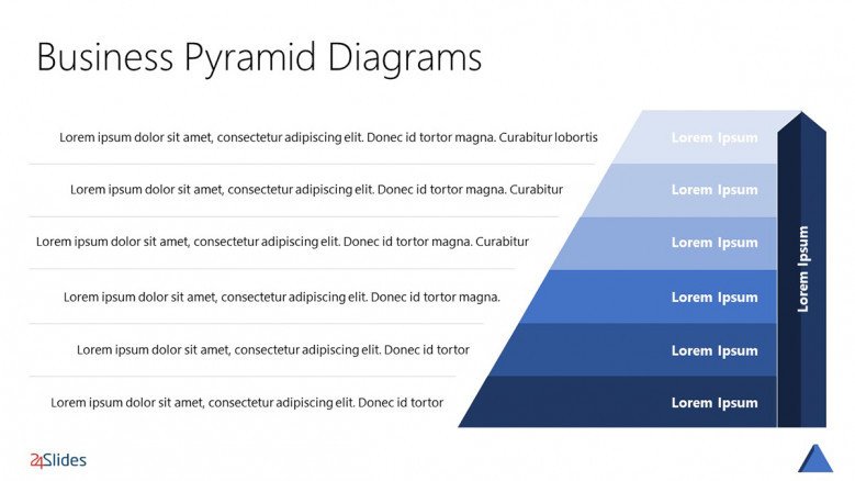 Pyramid Hierarchy PowerPoint Template