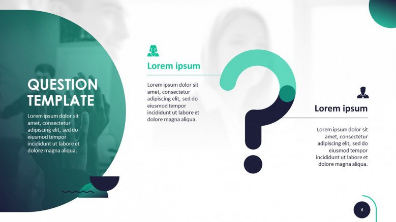 question powerpoint template