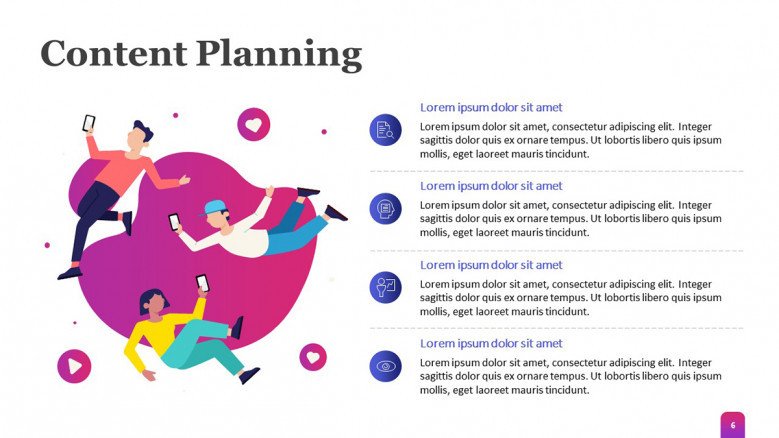 Content Planning for Instagram Slide