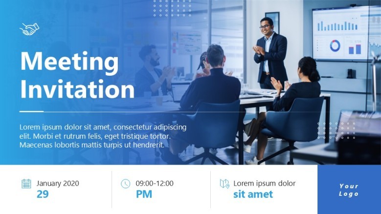 Business Meeting Invitation Template