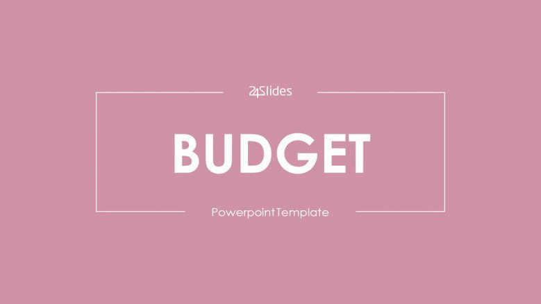 welcome slide for budget presentation