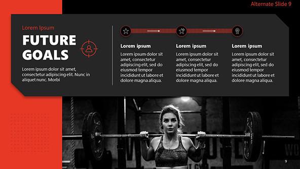 FREE Gym Business Plan PowerPoint Template PowerPoint Template