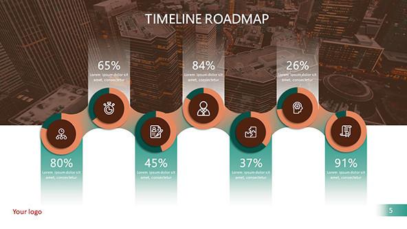 FREE Timeline & Roadmaps Template Package PowerPoint Template