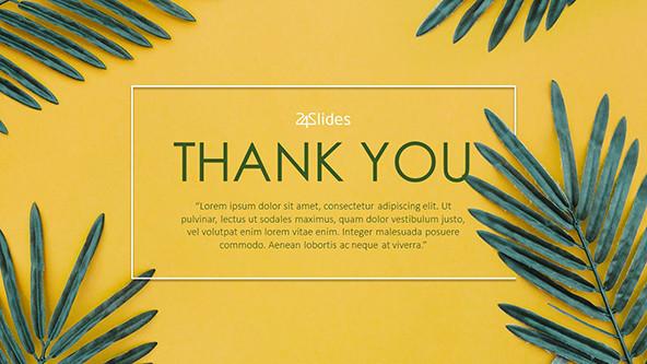 FREE Google Slides Thank You Slide Template PowerPoint Template