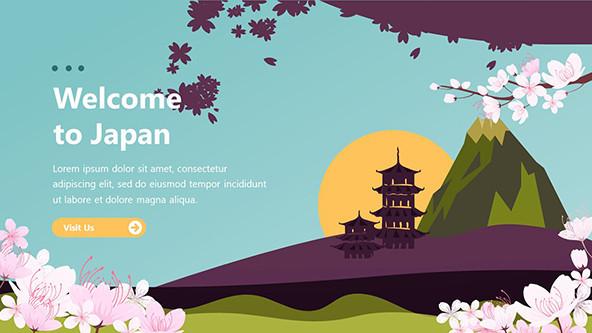 Playful Japanese Presentation Free Powerpoint Template