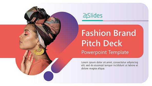 Fashion Brand Pitch Deck PPT Slide