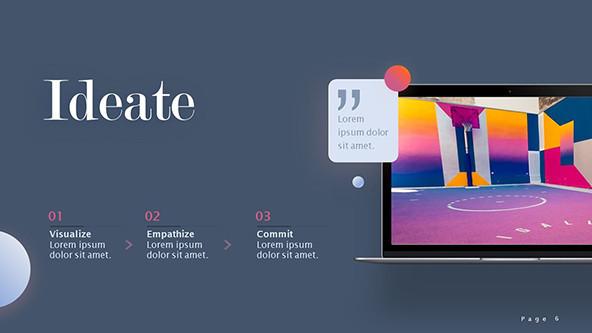 Free Design Thinking Process PPT Template