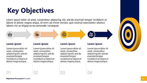 Objectives PowerPoint Template Free Download