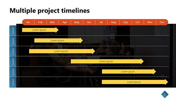 Creative project timelines in PowerPoint